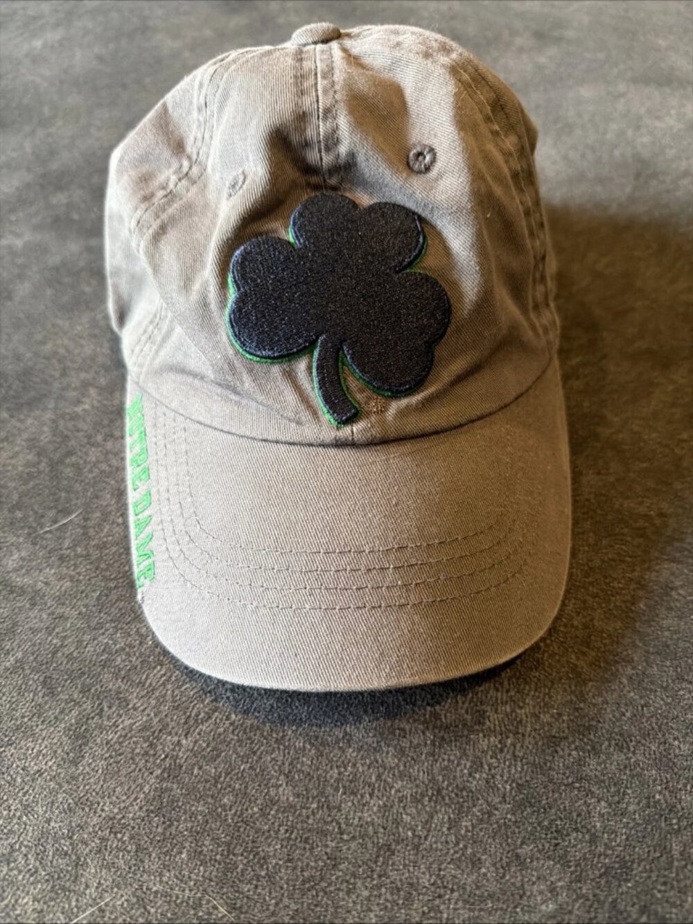 Notre Dame Fighting Irish Shamrock Russell Athletic Adjustable Hat Cap
